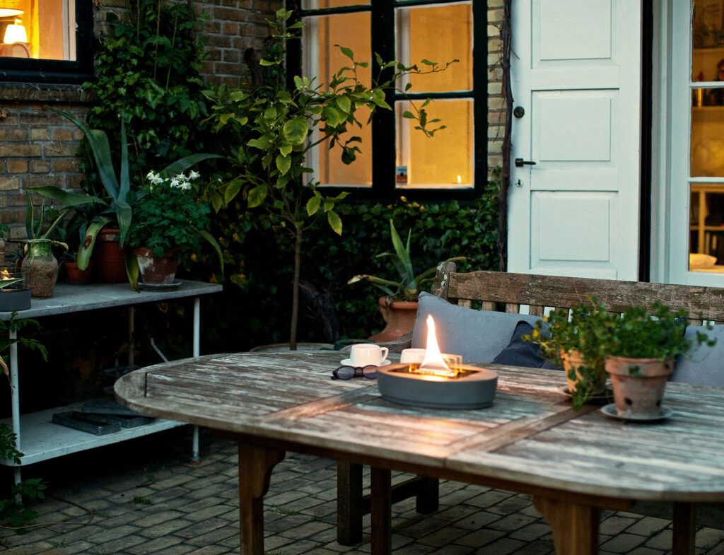 Τζάκια & Εστίες Φωτιάς Εσωτερικών Χώρων Carnation Concrete Tenderflame Tf-100153