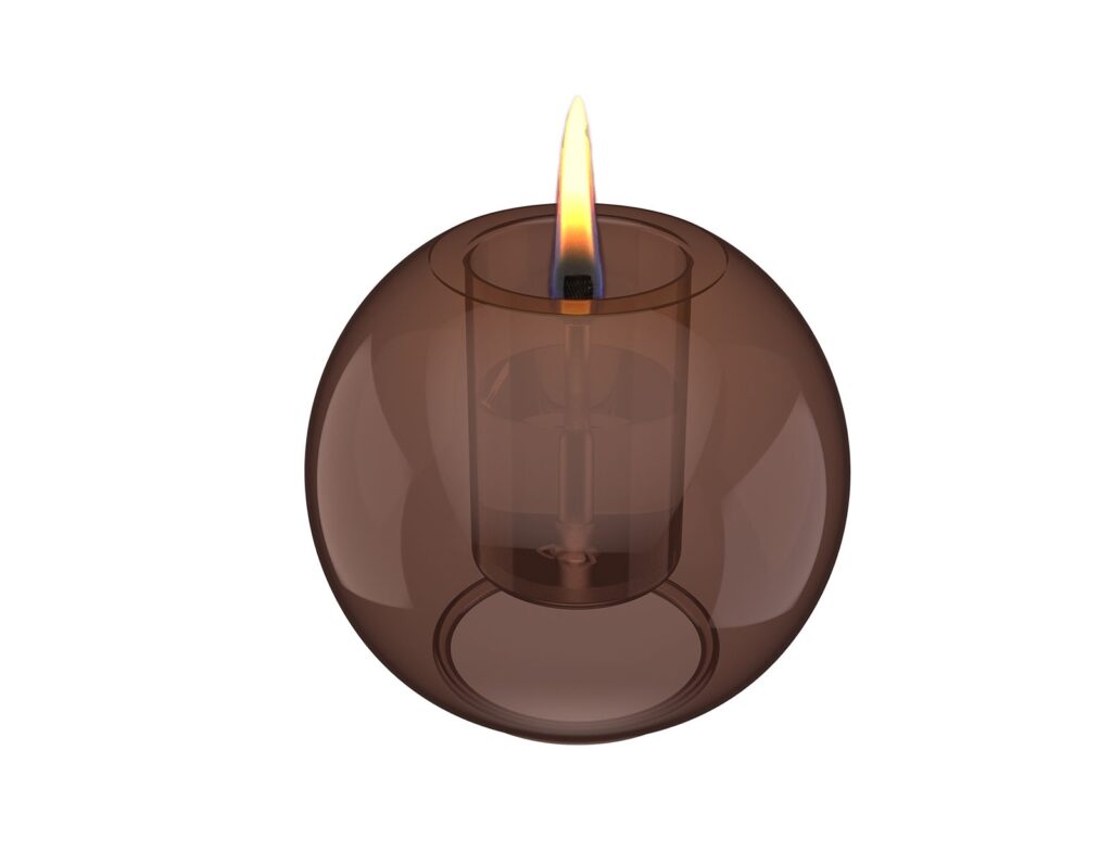 Τζάκια & Εστίες Φωτιάς Εσωτερικών Χώρων Globus Candle 10 Amber Tf-600936