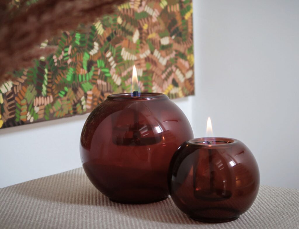 Τζάκια & Εστίες Φωτιάς Εσωτερικών Χώρων Globus Candle 10 Amber Tf-600936