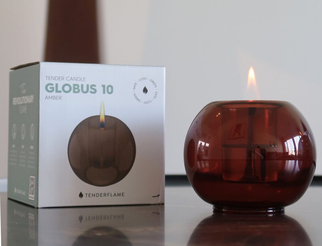 Τζάκια & Εστίες Φωτιάς Εσωτερικών Χώρων Globus Candle 10 Amber Tf-600936