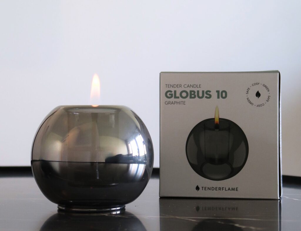 Τζάκια & Εστίες Φωτιάς Εσωτερικών Χώρων Globus Candle 10 Graphite Tf-600937