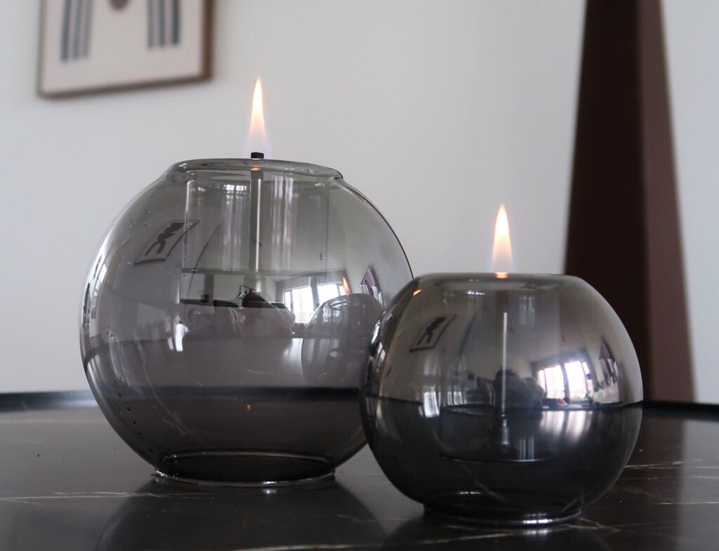 Τζάκια & Εστίες Φωτιάς Εσωτερικών Χώρων Globus Candle 10 Graphite Tf-600937
