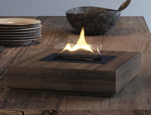 Τζάκια & Εστίες Φωτιάς Εσωτερικών Χώρων Holly Black Oak Tf-600036