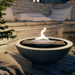 Τζάκια & Εστίες Φωτιάς Εσωτερικών Χώρων Iris Concrete Tenderflame Tf-200008