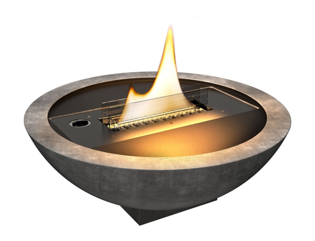 Τζάκια & Εστίες Φωτιάς Εσωτερικών Χώρων Iris Concrete Tenderflame Tf-200008