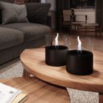 Τζάκια & Εστίες Φωτιάς Εσωτερικών Χώρων Lilly 10 Black Tf-200003