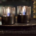 Τζάκια & Εστίες Φωτιάς Εσωτερικών Χώρων Lilly 10 Black Tf-200003
