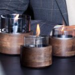 Τζάκια & Εστίες Φωτιάς Εσωτερικών Χώρων Lotus 10 Mocha Tenderflame Tf-600331