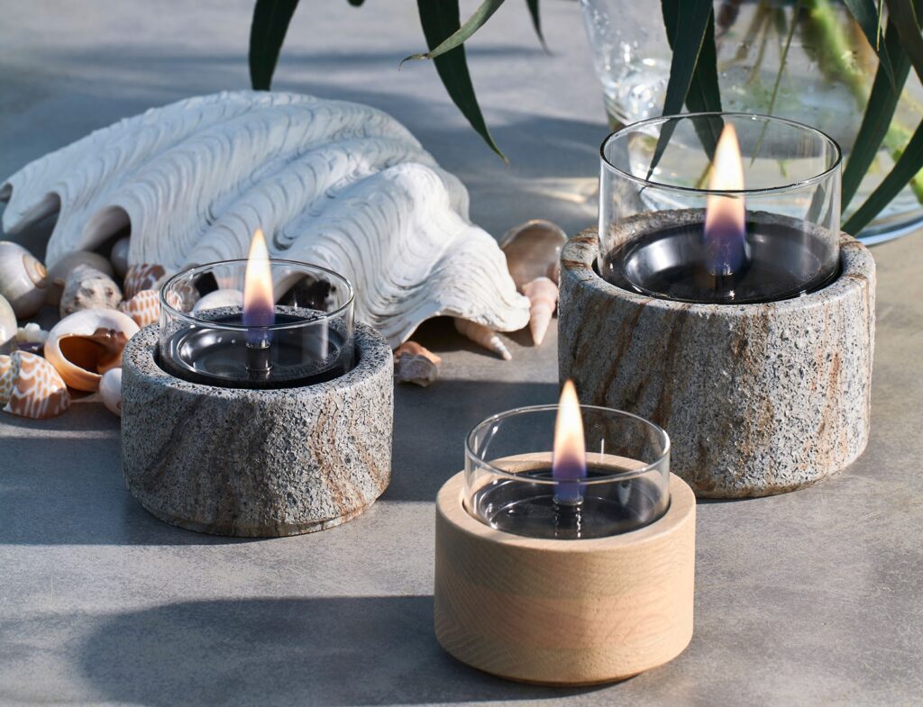 Τζάκια & Εστίες Φωτιάς Εσωτερικών Χώρων Lotus 10 Slate Tenderflame Tf-600510