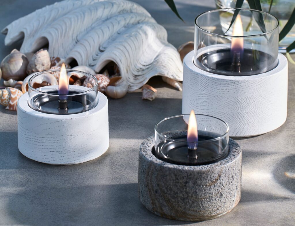 Τζάκια & Εστίες Φωτιάς Εσωτερικών Χώρων Lotus 10 Slate Tenderflame Tf-600510