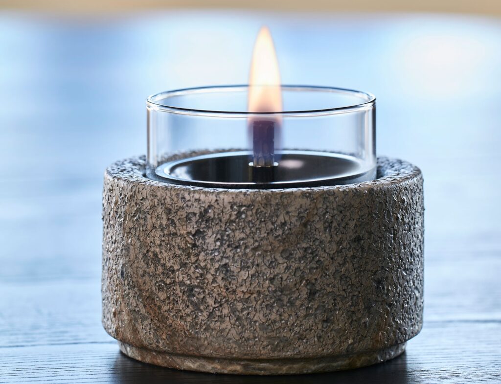 Τζάκια & Εστίες Φωτιάς Εσωτερικών Χώρων Lotus 10 Slate Tenderflame Tf-600510