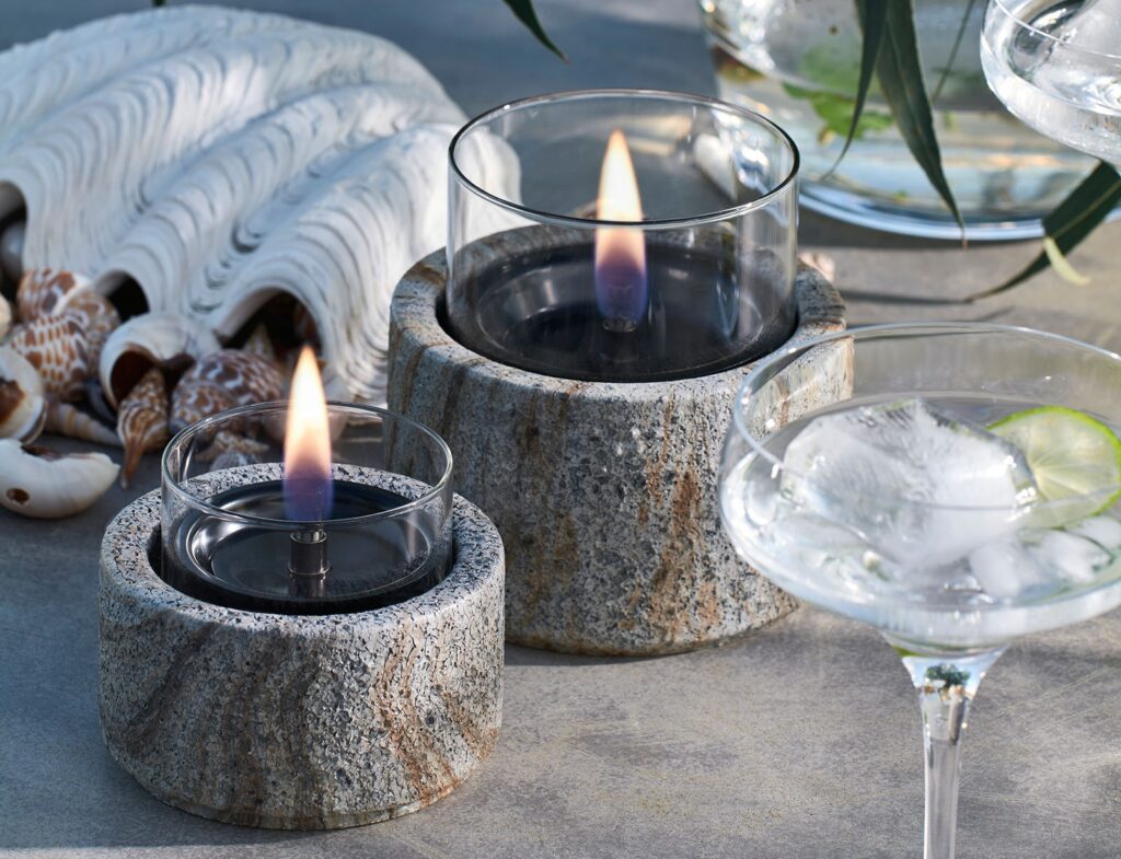 Τζάκια & Εστίες Φωτιάς Εσωτερικών Χώρων Lotus 10 Slate Tenderflame Tf-600510