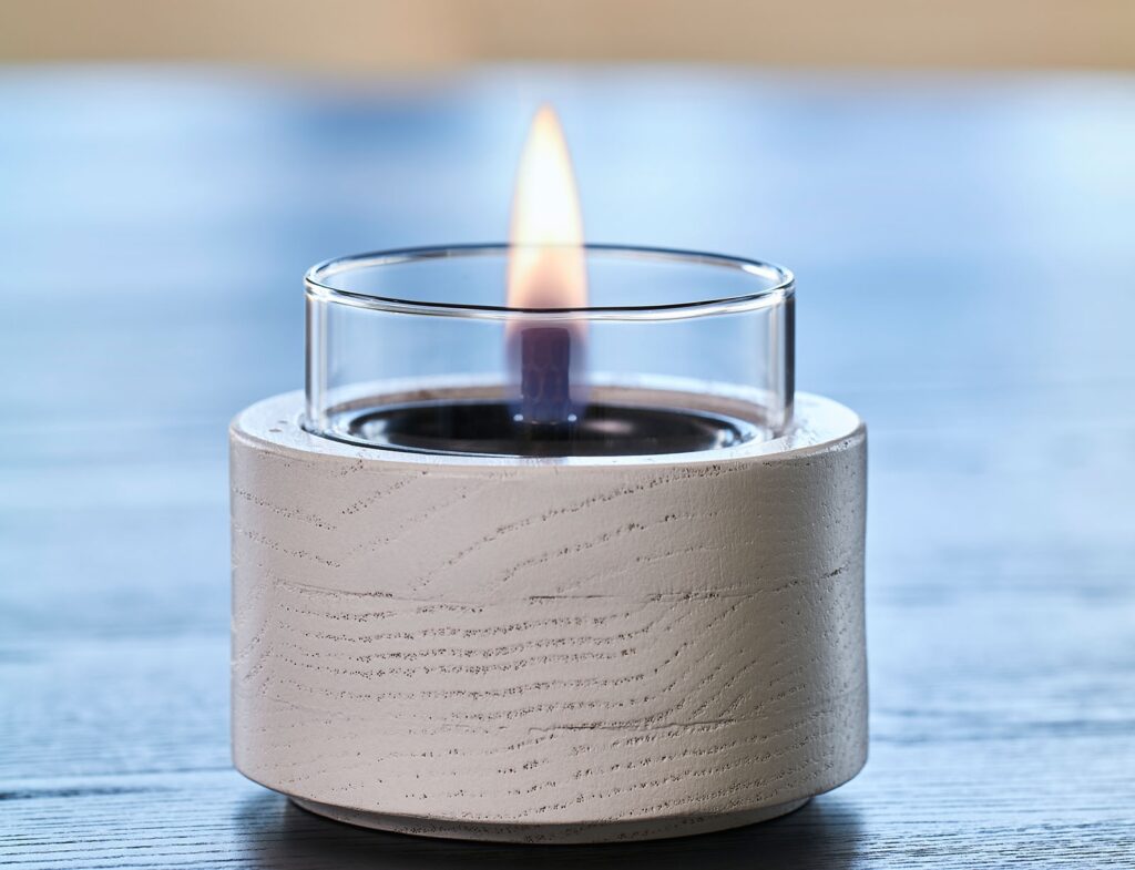 Τζάκια & Εστίες Φωτιάς Εσωτερικών Χώρων Lotus 10 White Tenderflame Tf-600332