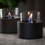 Τζάκια & Εστίες Φωτιάς Εσωτερικών Χώρων Lotus 12 Black Tenderflame Tf-0440001