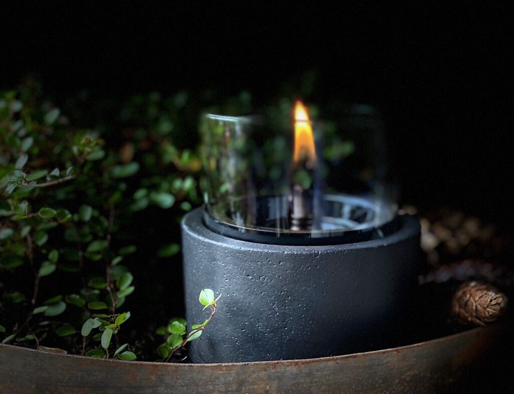 Τζάκια & Εστίες Φωτιάς Εσωτερικών Χώρων Lotus 12 Black Tenderflame Tf-0440001