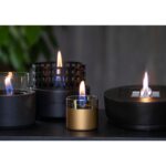 Τζάκια & Εστίες Φωτιάς Εσωτερικών Χώρων Lotus 12 Black Tenderflame Tf-0440001