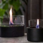 Τζάκια & Εστίες Φωτιάς Εσωτερικών Χώρων Lotus 12 Black Tenderflame Tf-0440001