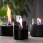 Τζάκια & Εστίες Φωτιάς Εσωτερικών Χώρων Lotus 12 Black Tenderflame Tf-0440001