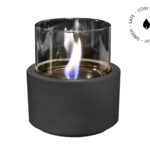 Τζάκια & Εστίες Φωτιάς Εσωτερικών Χώρων Lotus 12 Black Tenderflame Tf-0440001