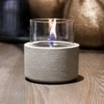 Τζάκια & Εστίες Φωτιάς Εσωτερικών Χώρων Lotus 12 Concrete Tenderflame Tf-300082
