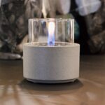 Τζάκια & Εστίες Φωτιάς Εσωτερικών Χώρων Lotus 12 Concrete Tenderflame Tf-300082