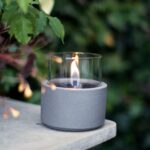 Τζάκια & Εστίες Φωτιάς Εσωτερικών Χώρων Lotus 12 Concrete Tenderflame Tf-300082