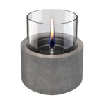 Τζάκια & Εστίες Φωτιάς Εσωτερικών Χώρων Lotus 12 Concrete Tenderflame Tf-300082