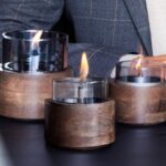 Τζάκια & Εστίες Φωτιάς Εσωτερικών Χώρων Lotus 12 Mocha Tenderflame Tf-600334