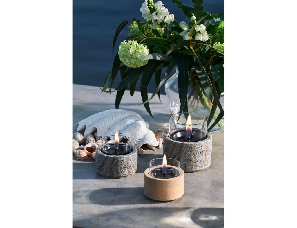 Τζάκια & Εστίες Φωτιάς Εσωτερικών Χώρων Lotus 12 Slate Tenderflame Tf-600511