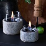 Τζάκια & Εστίες Φωτιάς Εσωτερικών Χώρων Lotus 12 Slate Tenderflame Tf-600511