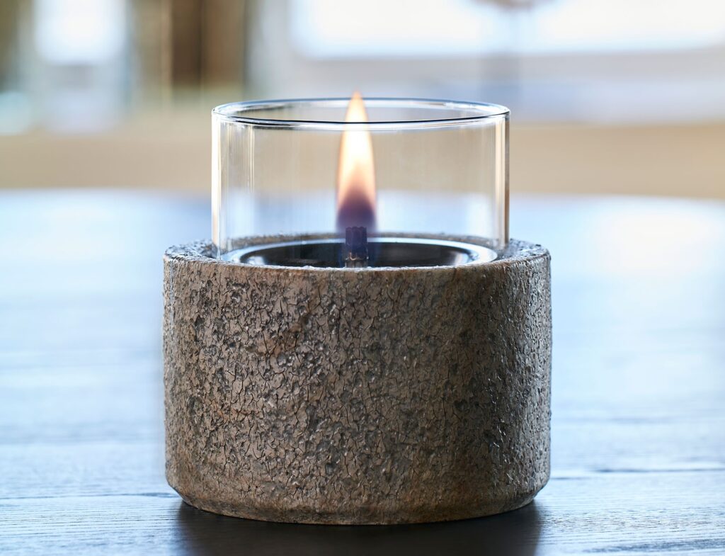 Τζάκια & Εστίες Φωτιάς Εσωτερικών Χώρων Lotus 12 Slate Tenderflame Tf-600511