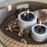 Τζάκια & Εστίες Φωτιάς Εσωτερικών Χώρων Lotus 12 White Tenderflame Tf-600335