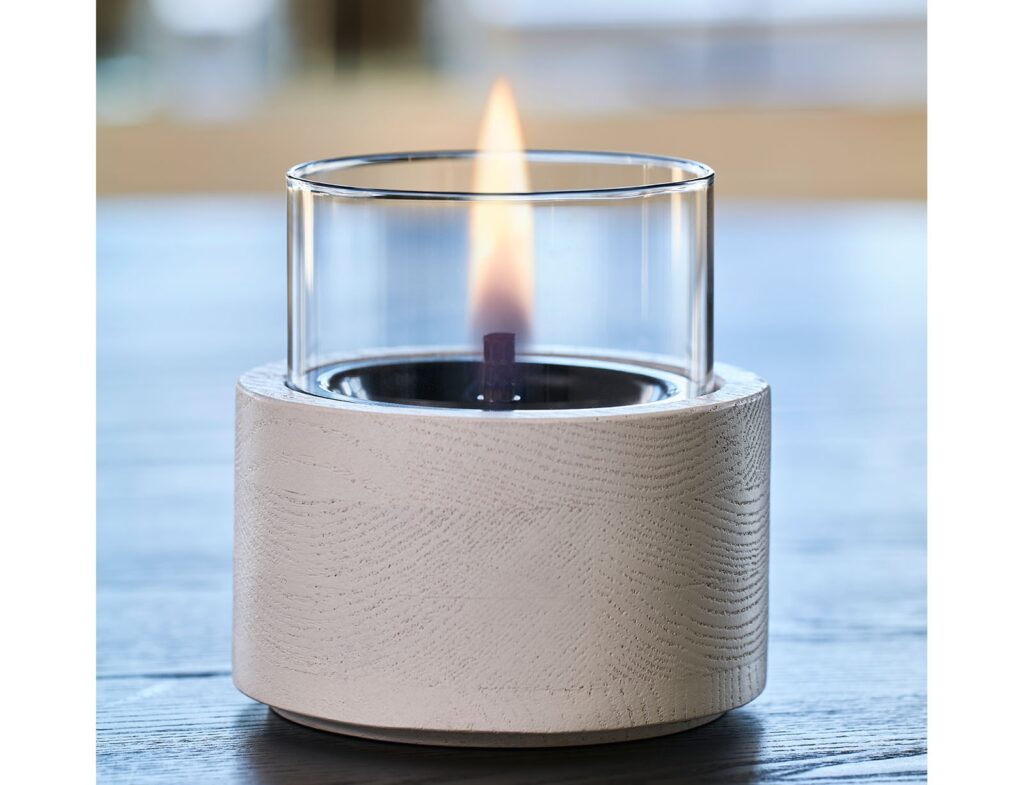 Τζάκια & Εστίες Φωτιάς Εσωτερικών Χώρων Lotus 12 White Tenderflame Tf-600335
