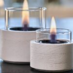 Τζάκια & Εστίες Φωτιάς Εσωτερικών Χώρων Lotus 12 White Tenderflame Tf-600335