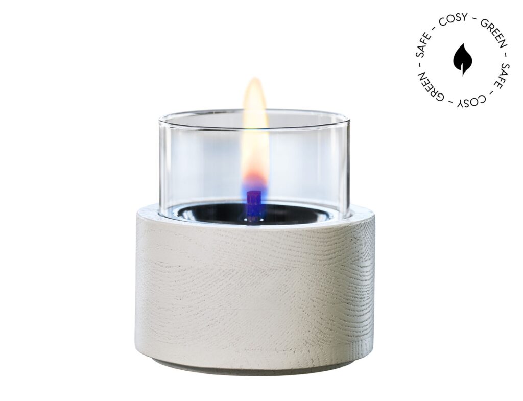 Τζάκια & Εστίες Φωτιάς Εσωτερικών Χώρων Lotus 12 White Tenderflame Tf-600335