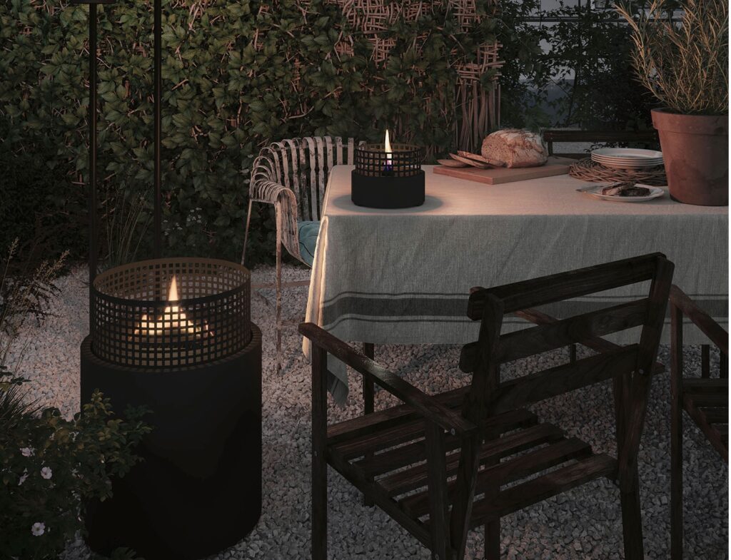 Τζάκια & Εστίες Φωτιάς Εσωτερικών Χώρων Paarl Black Tenderflame Tf-600005
