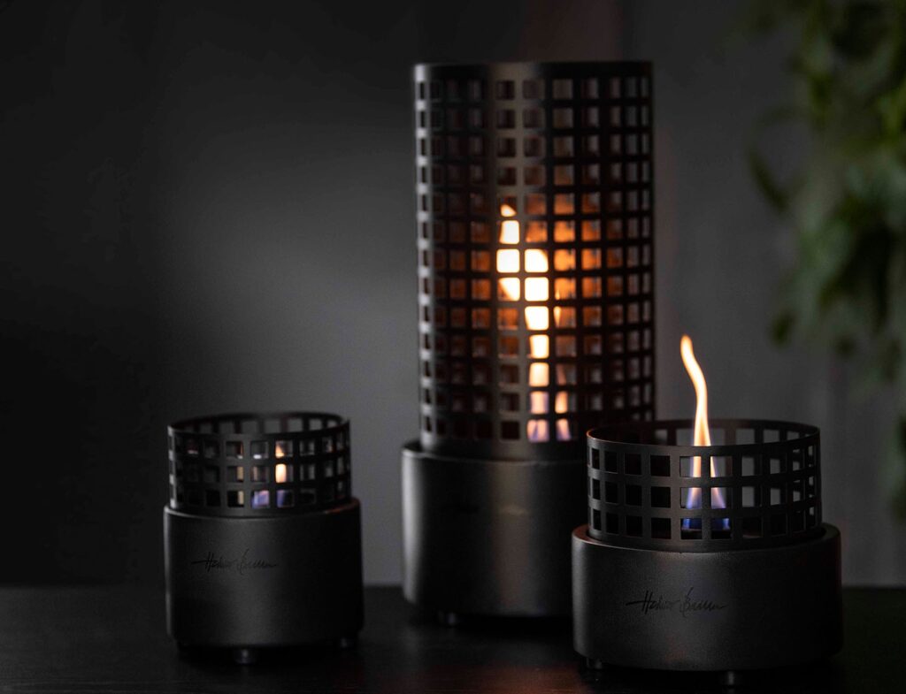 Τζάκια & Εστίες Φωτιάς Εσωτερικών Χώρων Paarl Black Tenderflame Tf-600005