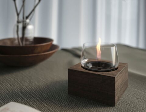 Τζάκια & Εστίες Φωτιάς Εσωτερικών Χώρων Poppy 14 Black Oak Tf-600027