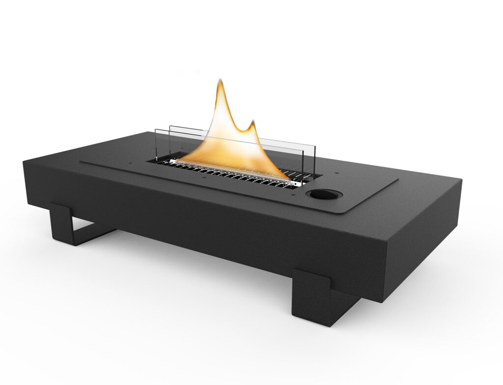 Τζάκια & Εστίες Φωτιάς Εσωτερικών Χώρων Table Mountain Black Tenderflame Tf-600251