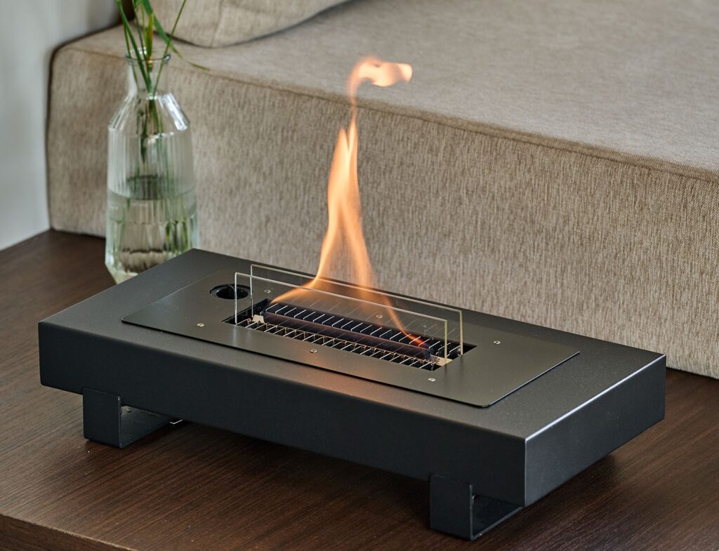 Τζάκια & Εστίες Φωτιάς Εσωτερικών Χώρων Table Mountain Black Tenderflame Tf-600251