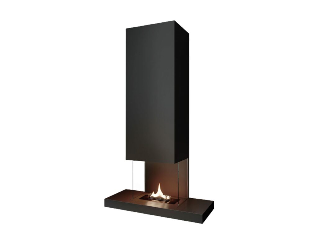 Τζάκια & Εστίες Φωτιάς Εσωτερικών Χώρων Tenderflame Riff Black Tf-5180083