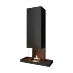 Τζάκια & Εστίες Φωτιάς Εσωτερικών Χώρων Tenderflame Riff Black Tf-5180083