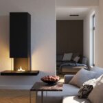 Τζάκια & Εστίες Φωτιάς Εσωτερικών Χώρων Tenderflame Riff Black Tf-5180083