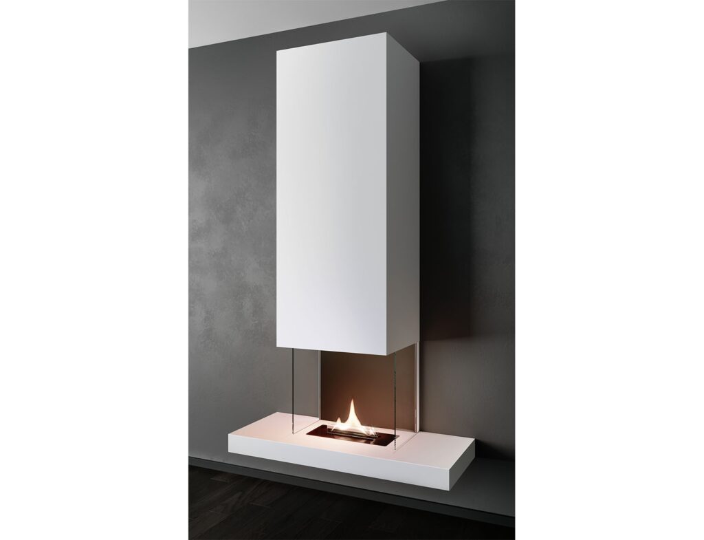 Τζάκια & Εστίες Φωτιάς Εσωτερικών Χώρων Tenderflame Riff White Tf-5180082