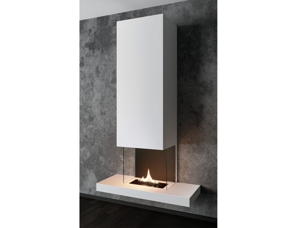 Τζάκια & Εστίες Φωτιάς Εσωτερικών Χώρων Tenderflame Riff White Tf-5180082
