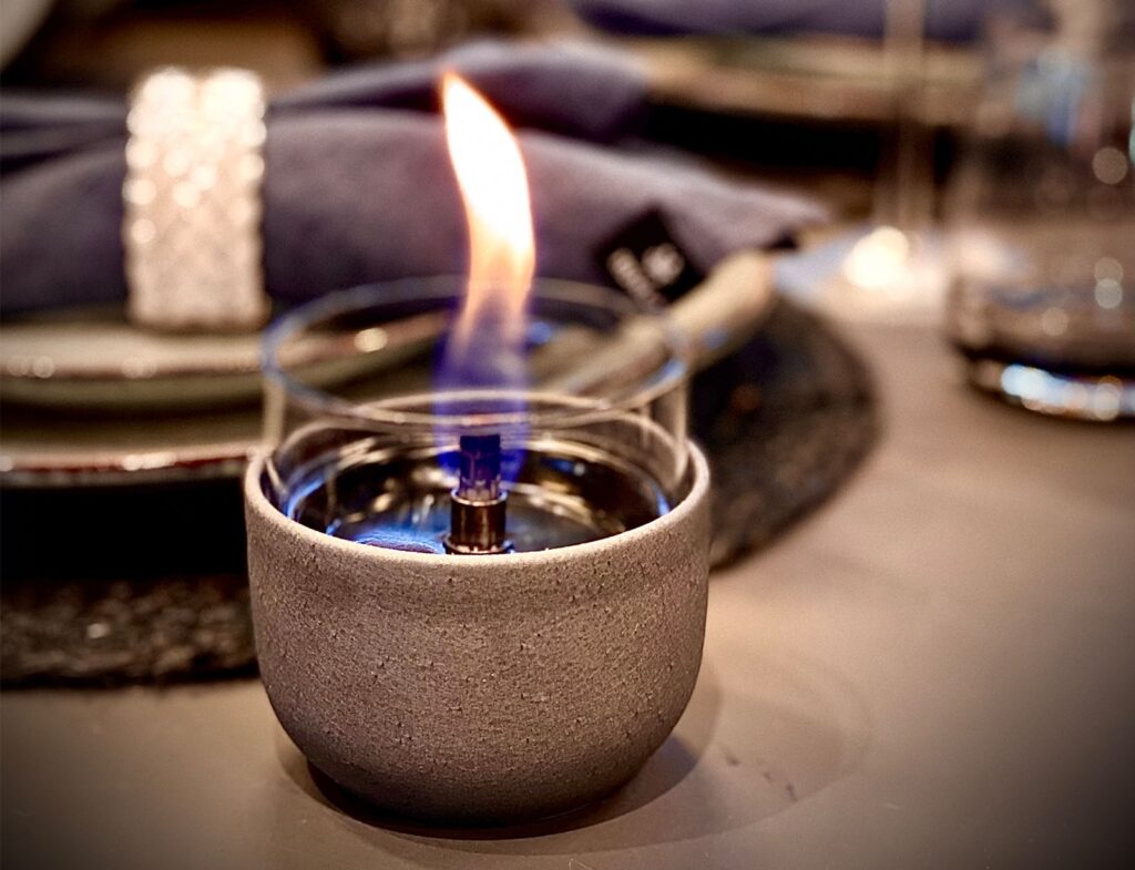 Τζάκια & Εστίες Φωτιάς Εσωτερικών Χώρων Violet Lava Grey Tenderflame Tf-0440014