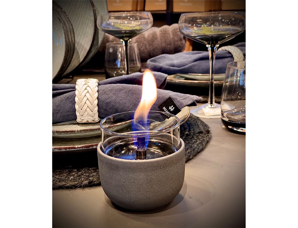 Τζάκια & Εστίες Φωτιάς Εσωτερικών Χώρων Violet Lava Grey Tenderflame Tf-0440014