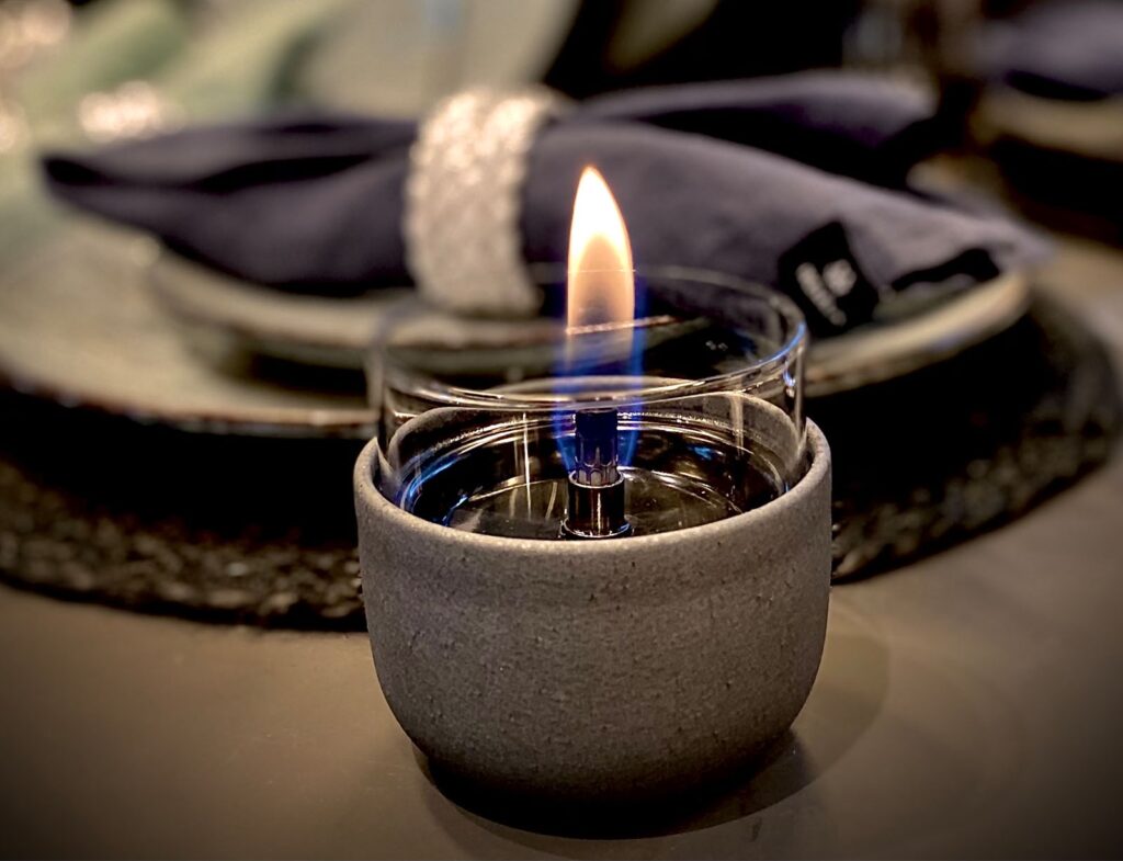 Τζάκια & Εστίες Φωτιάς Εσωτερικών Χώρων Violet Lava Grey Tenderflame Tf-0440014