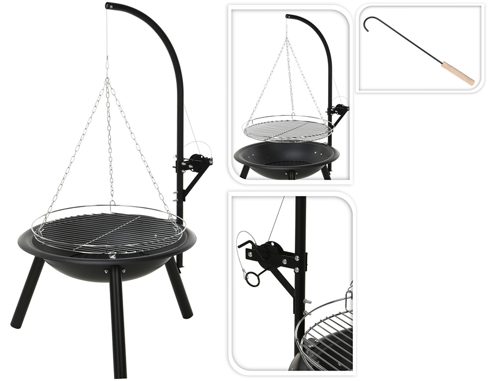 Τζακια Και Εστίες Φωτιάς Βεράντας - Κήπου Bbq Firebowl Diameter 55Cm Gs Tuv C83000290