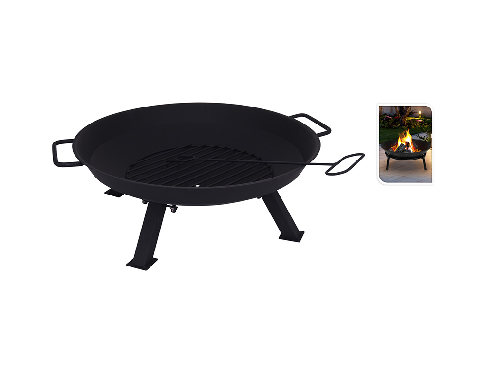 Τζακια Και Εστίες Φωτιάς Βεράντας - Κήπου Fire Bowl 4 Legs Diameter 56Cm Fb8200750